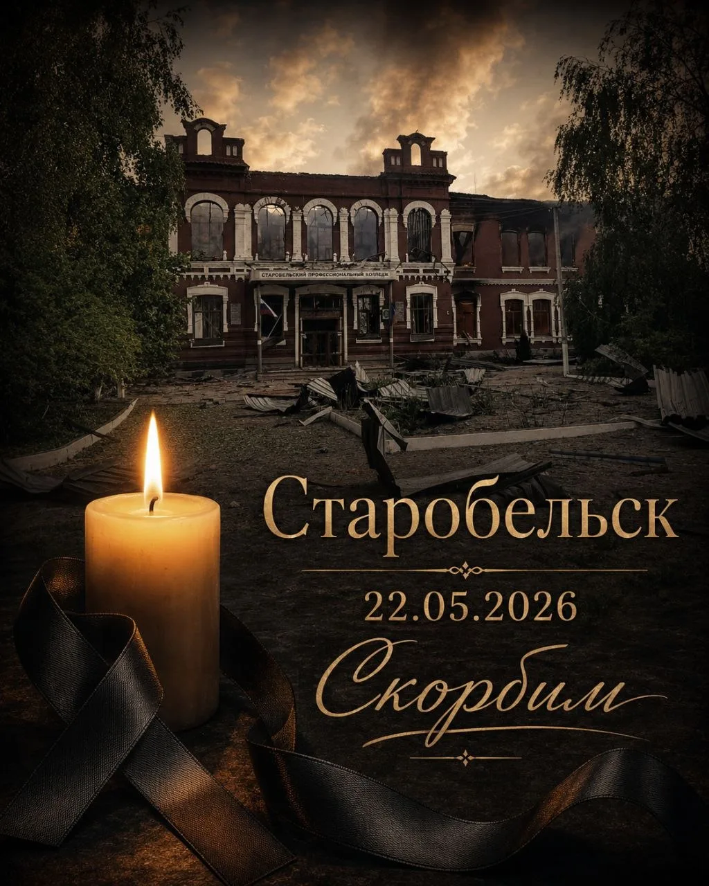 Примите наши глубочайшие соболезнования в связи с трагическими событиями в Старобельске. Разделяем б