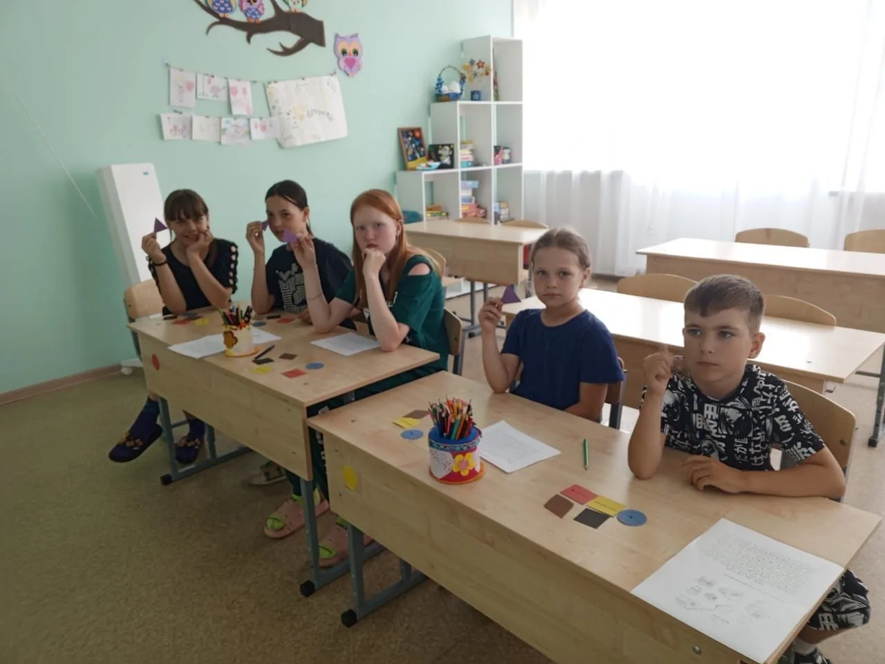 16 июня с ребятами из отделения дневного пребывания погрузились в удивительный мир геометрических фи