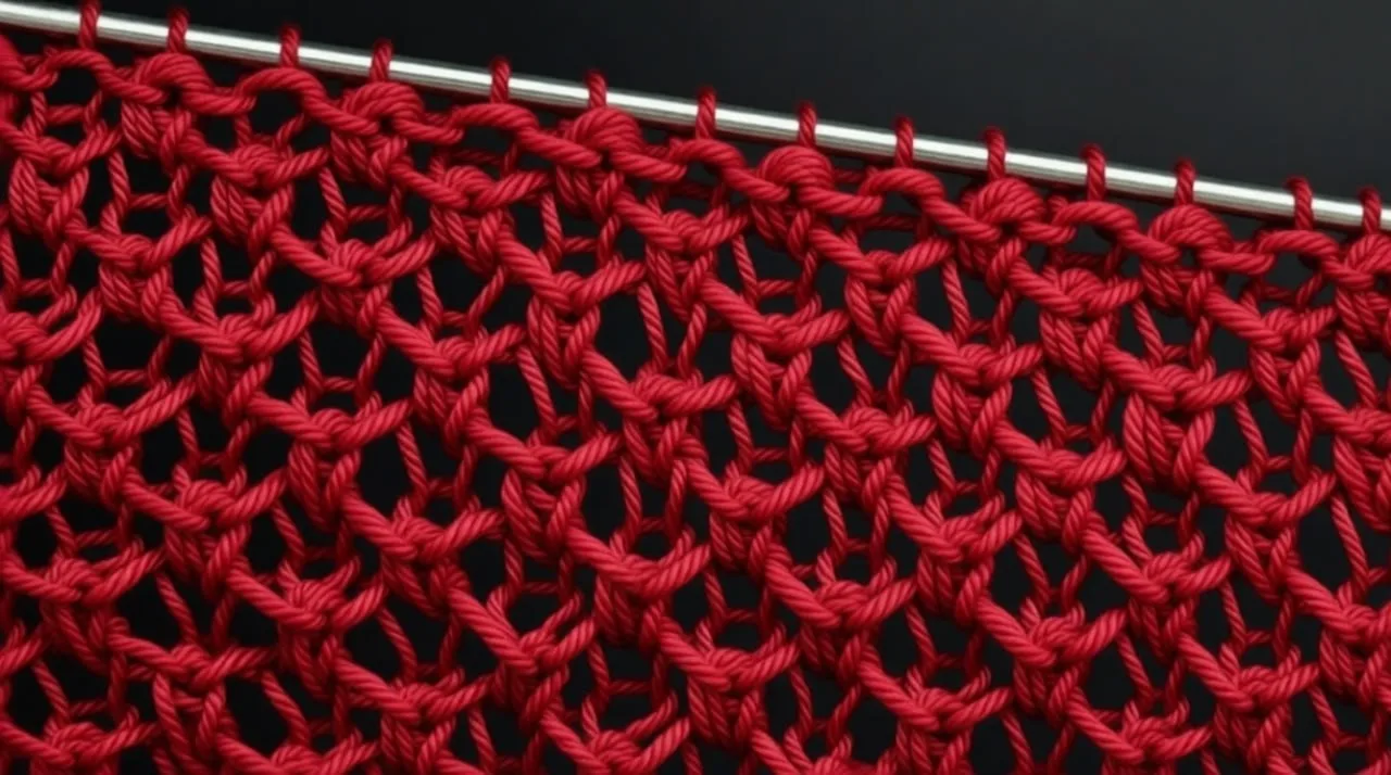 🧶 «РЕЛЬЕФНЫЙ АЖУР» — невесомый узор с характером  📌 Мелкий ажур с нежными шишечками — лёгкий, но выр