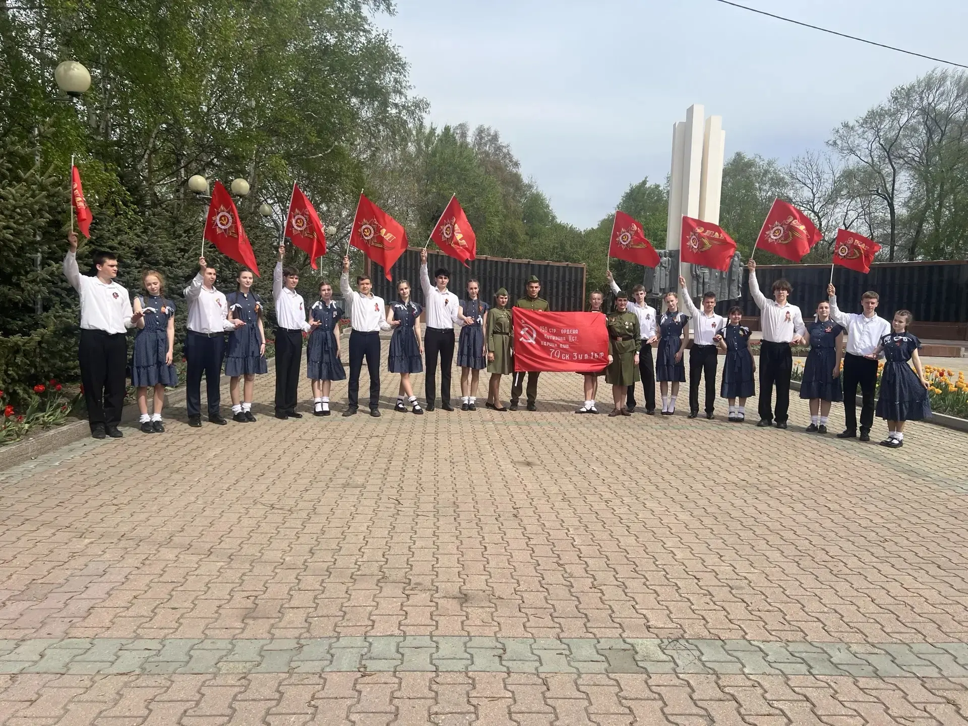 Наш вклад в патриотическое воспитание!  Наша школа активно поддержала международную патриотическую а