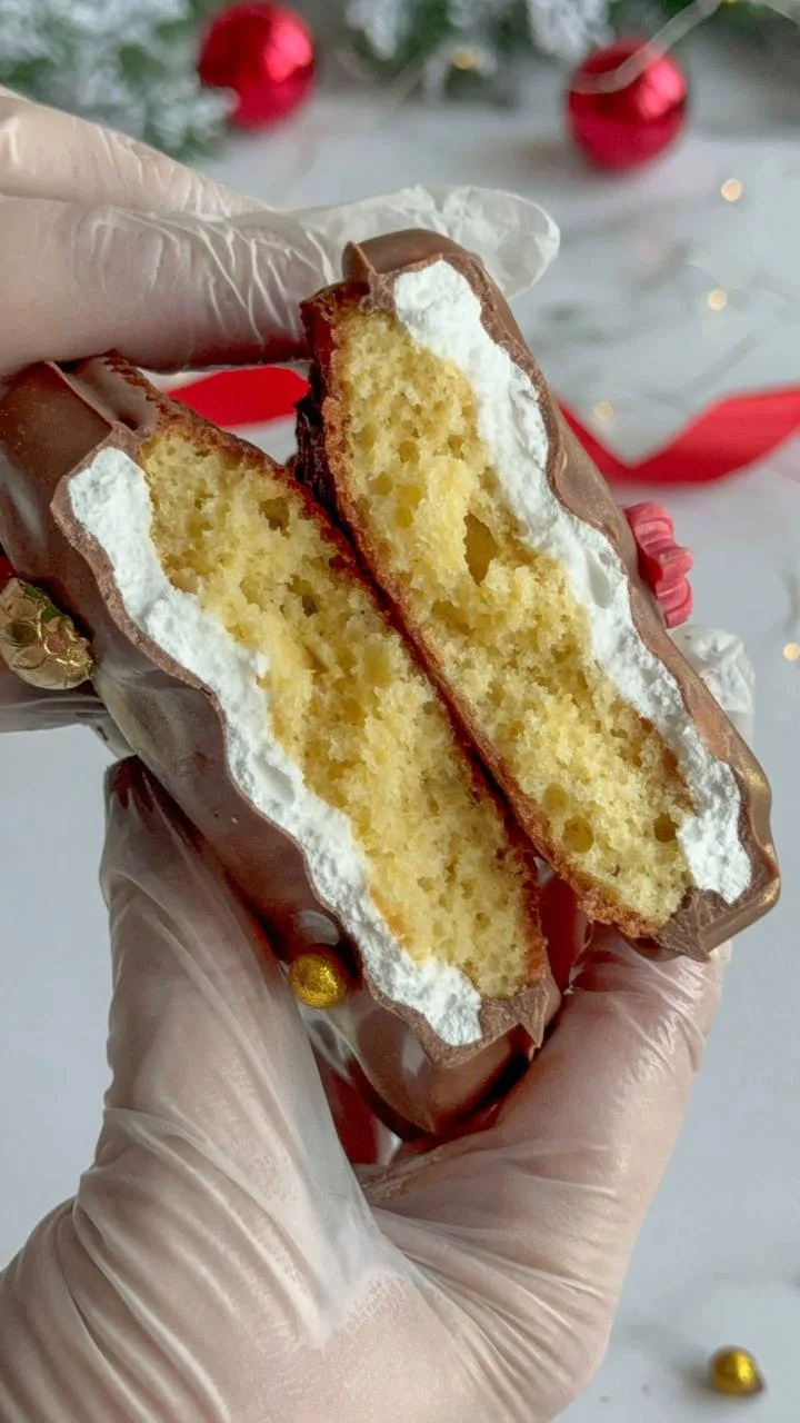 Эта елка понравится детям! Чокопай с маршмелоу 🍥