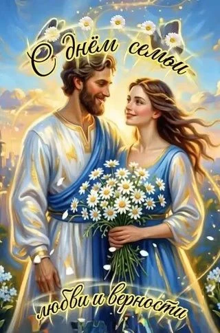 С праздником "Днём Семьи, Любви и Верности ♥️💚♥️"