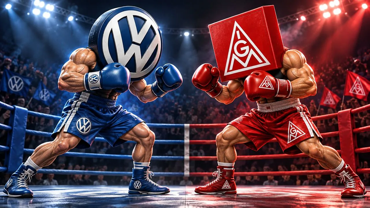У автоконцерна Volkswagen конфликт с IG Metall