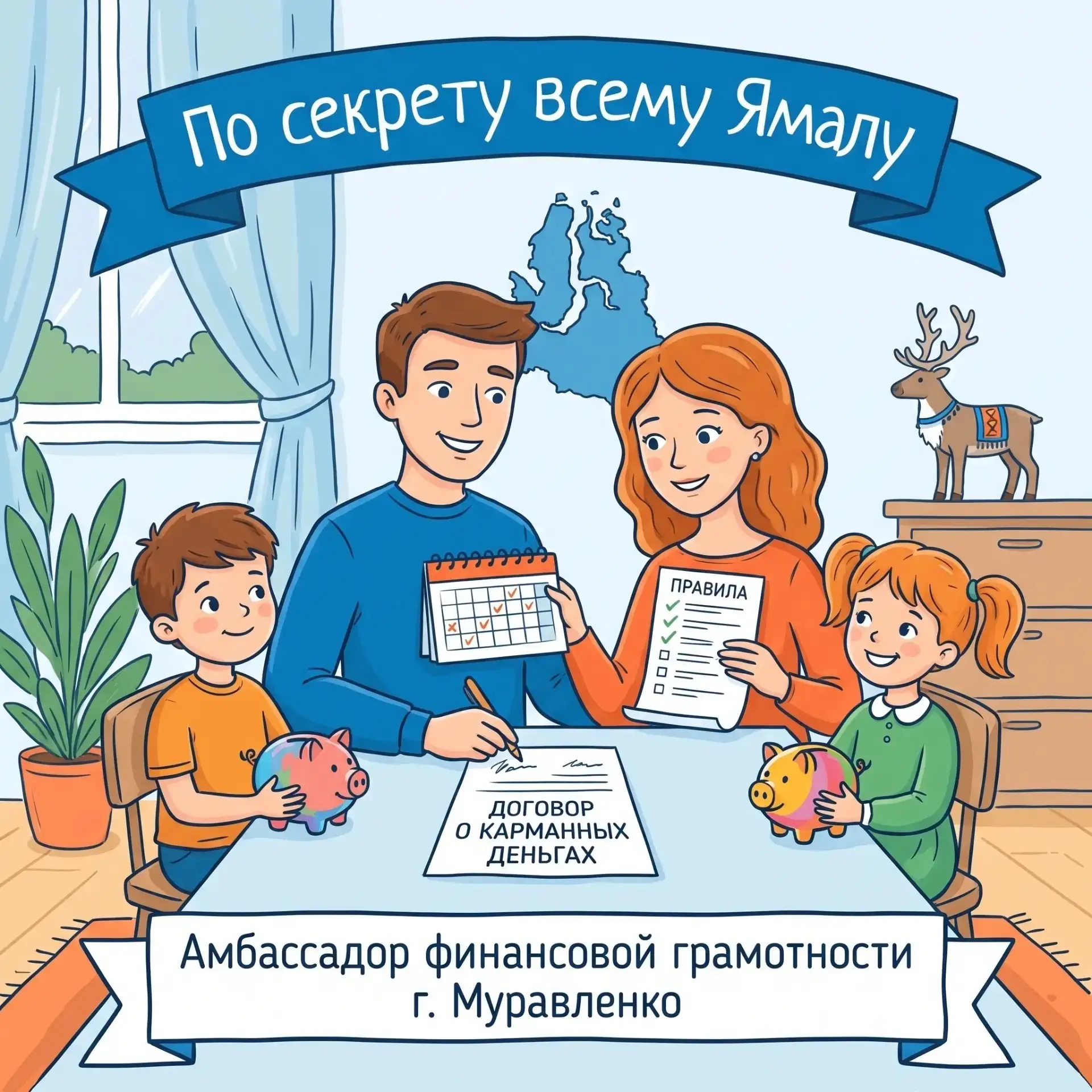 По секрету всему Ямалу! Карманные деньги — ответственность с детства 

Амбассадор финансовой грамотн
