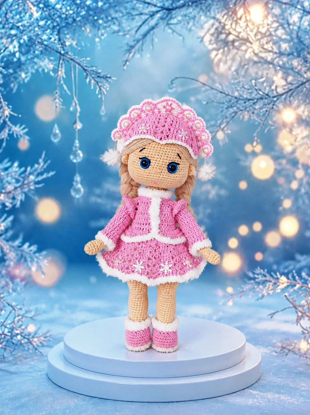 💕Скажете, что ещё лето, а я продолжаю вас знакомить с новогодними мк🤗