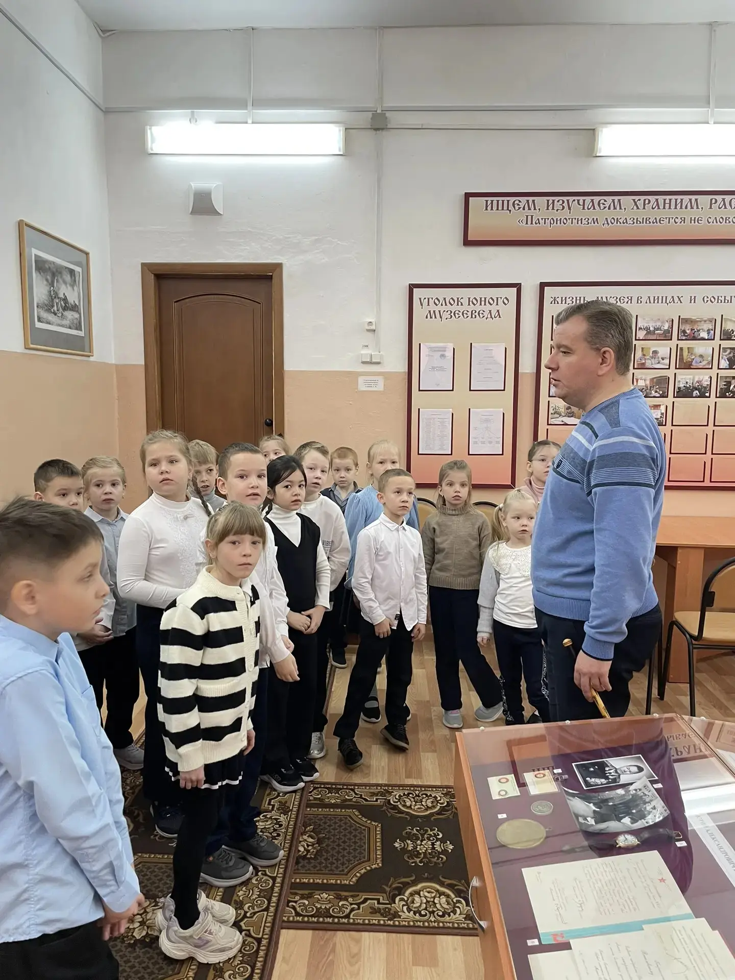 В рамках военно-патриотического месячника, на этой неделе Музей Маршала А.М. Василевского впервые по