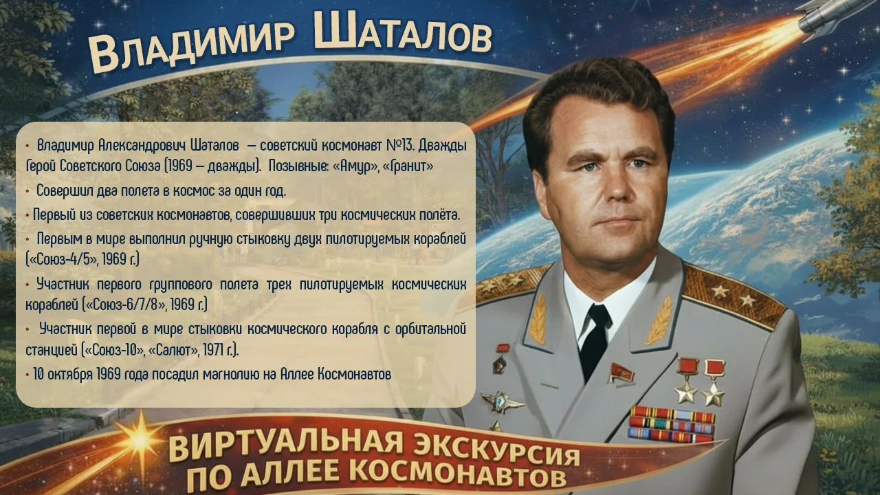 ИСТОРИЯ ОДНОЙ МАГНОЛИИ 🌸  Продолжаем нашу виртуальную прогулку по Аллее Космонавтов. Смотрите в карт