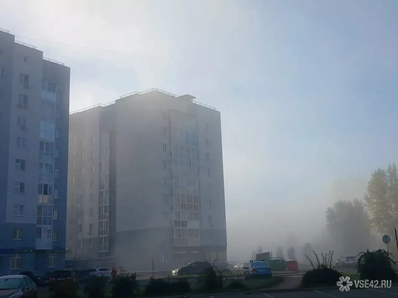 Радиационный туман накрыл Кемерово – завораживающие кадры