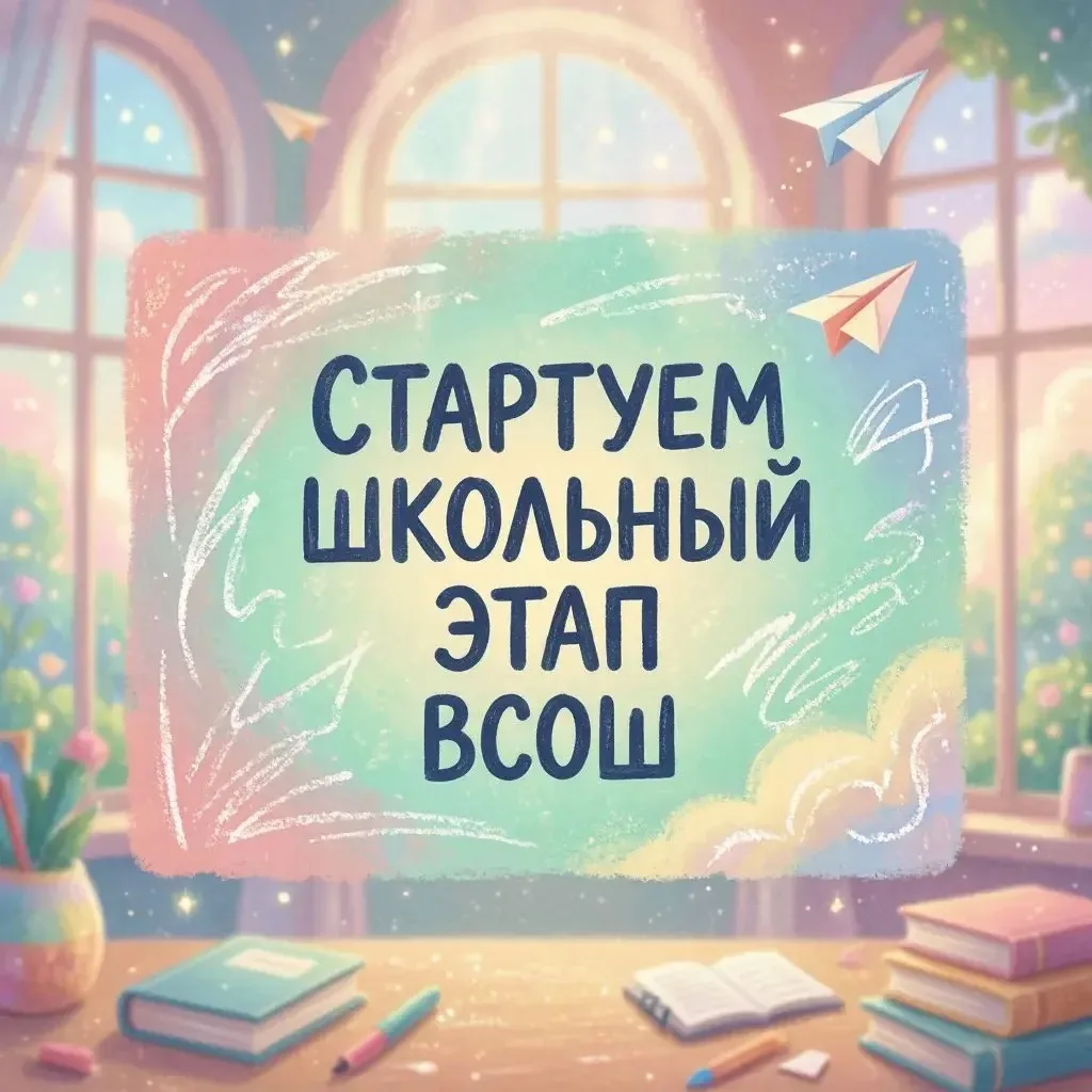 🎉 Старт школьного этапа ВсОШ - дан! 🎉
