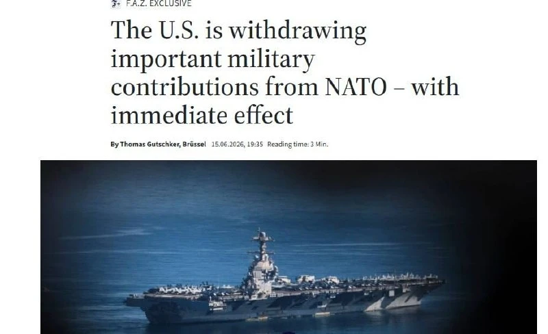 ❗️США сократили обязательства перед НАТО, отказавшись предоставлять альянсу стратегические бомбардир