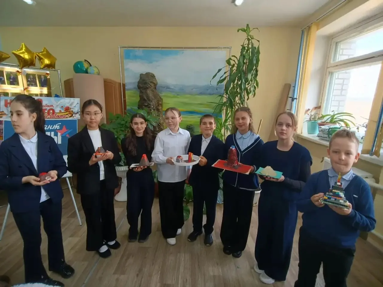 🌋 Познавательная «литосферная» магия: ученики 5 класса устроили извержения вулканов