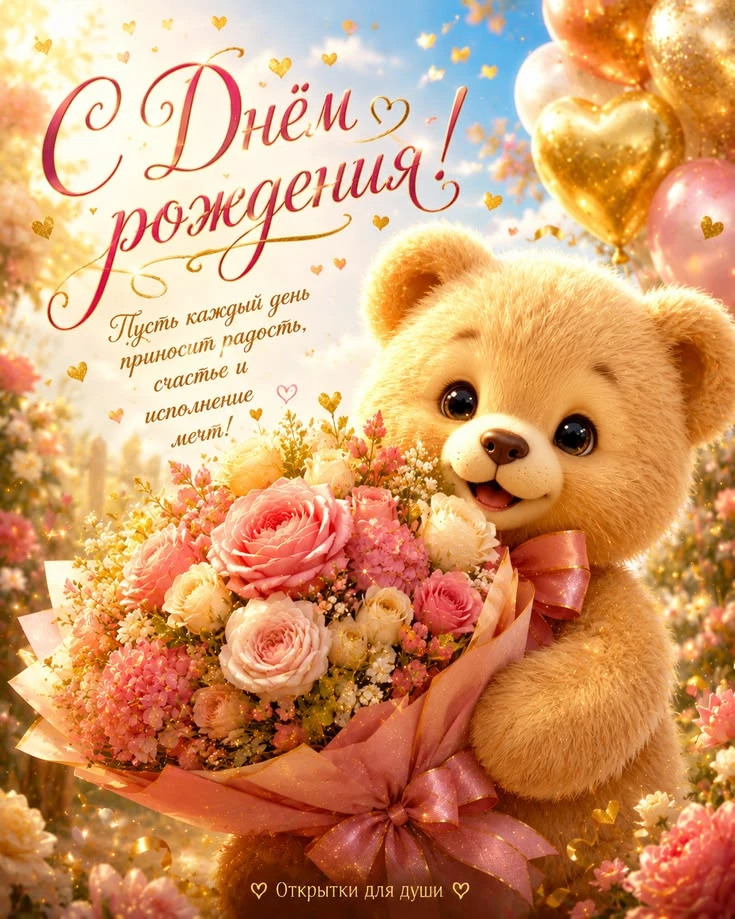 Поздравляем с Днём рождения! 🎂🎁