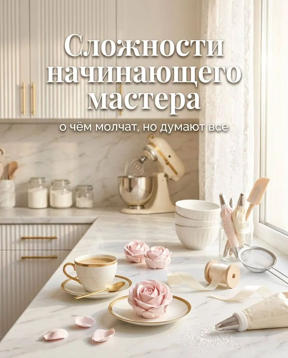 Какая самая большая сложность у начинающего мастера и кондитера?

Я задавала похожий вопрос своим уч
