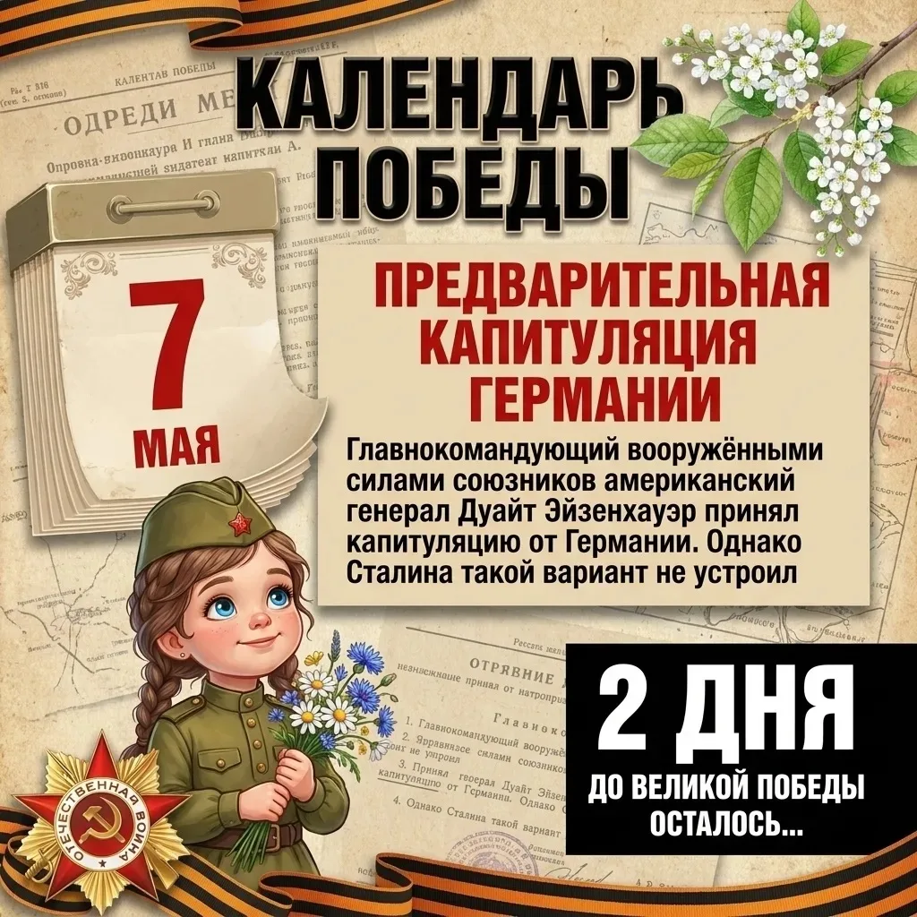 🌟 До Великой Победы остаётся всего 2 дня! 🌟