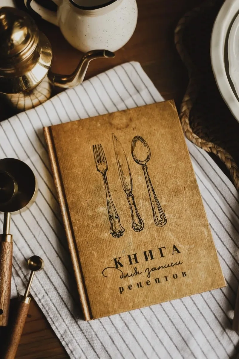 Смотрите какую я красоту нашла! 😍 Книга для записи кулинарных рецептов в винтажном сти...