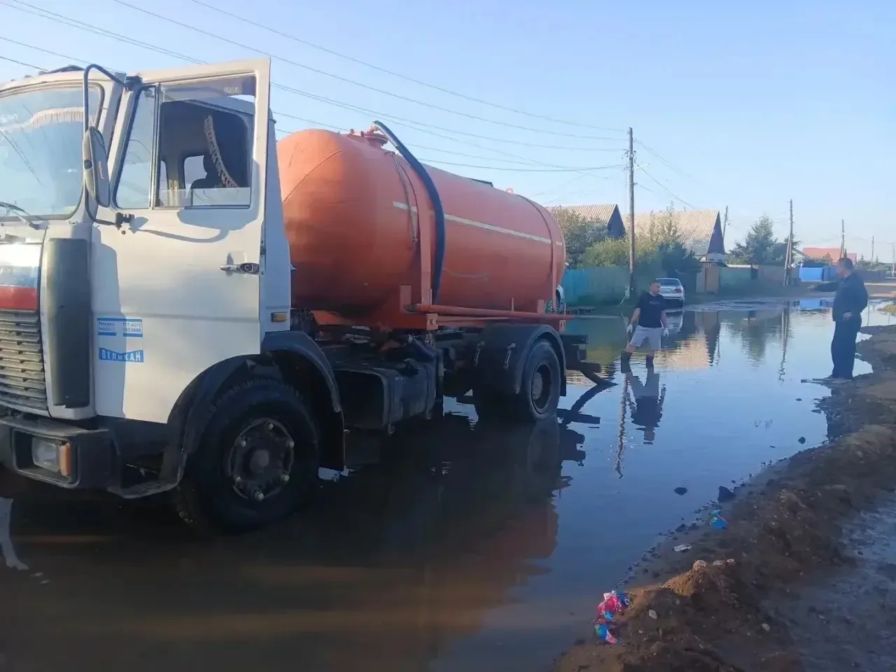 💧 В Домне откачали воду на улице 2-й Линейной