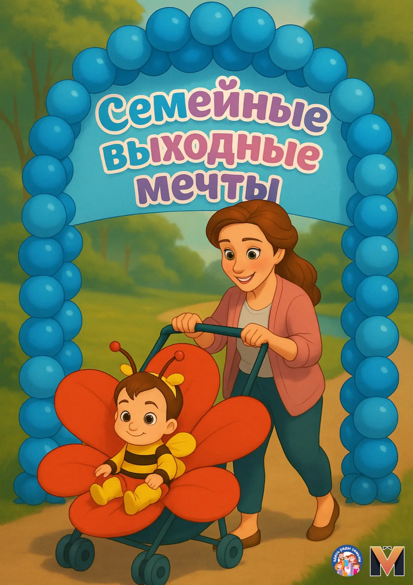 Тили-тили тесто! 🧚‍♀ 
 
Уникальный семейный парад колясок "Тили-тили тесто!"
4 июля на "Семейных вы