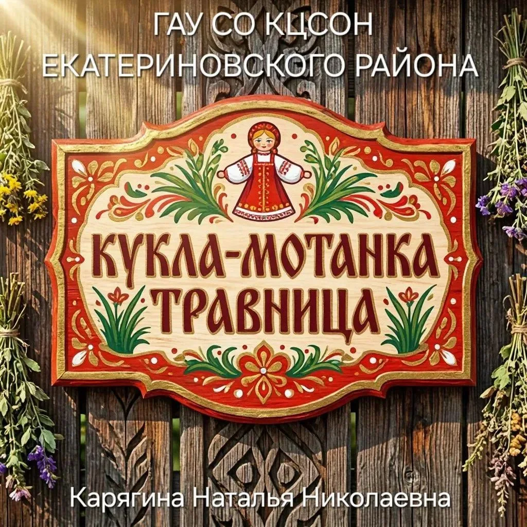 Кукла-мотанка-травница: народная мудрость в детских руках. 🪆🌿