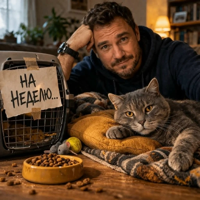 Мне оставили кота “на неделю”. По тому, как его передавали, я сразу понял: назад его могут не забрат