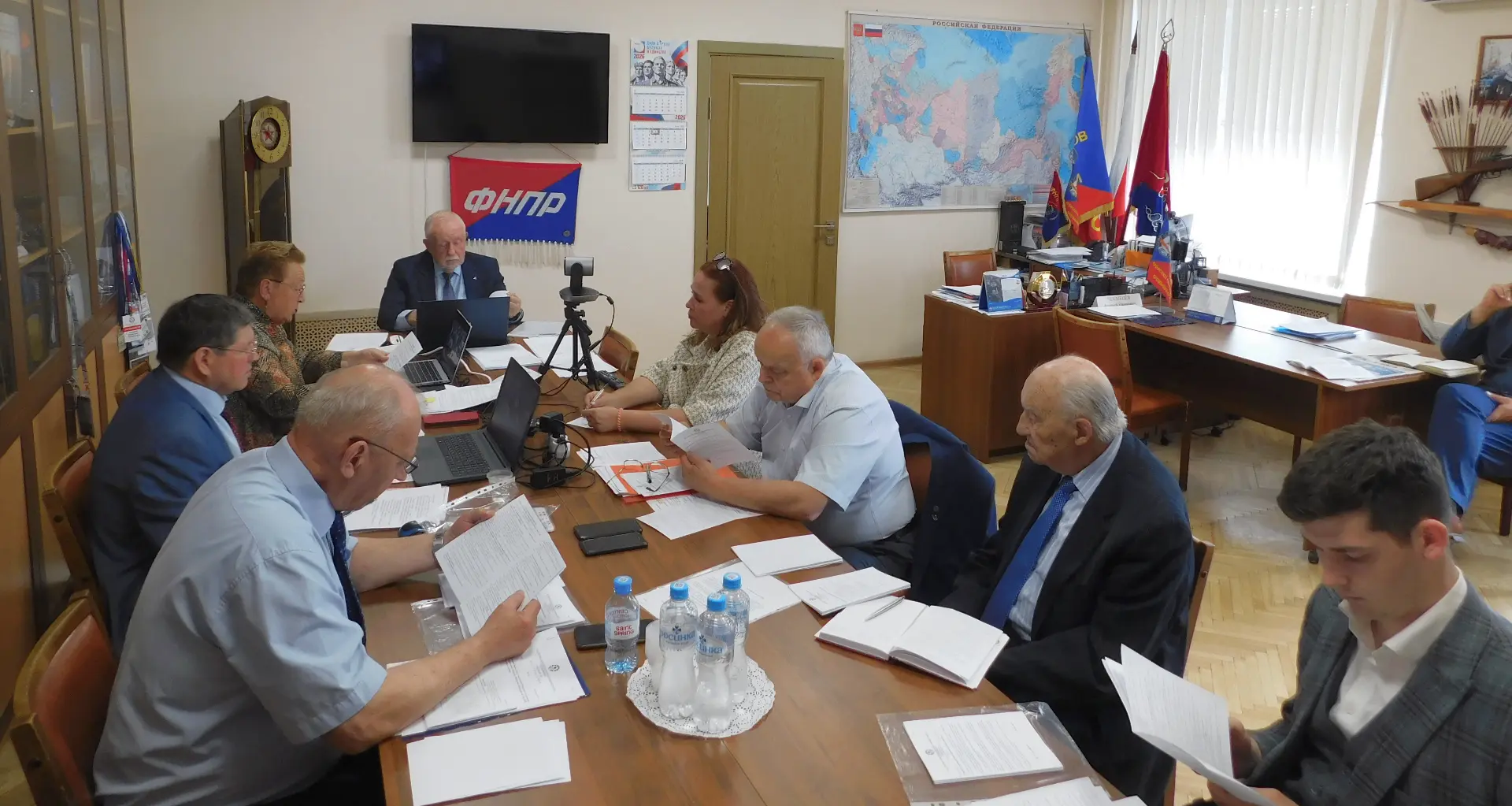 17 июня 2026 года в офисе РОСПРОФПРОМ состоялось очередное заседание президиума профсоюза. Вел засед