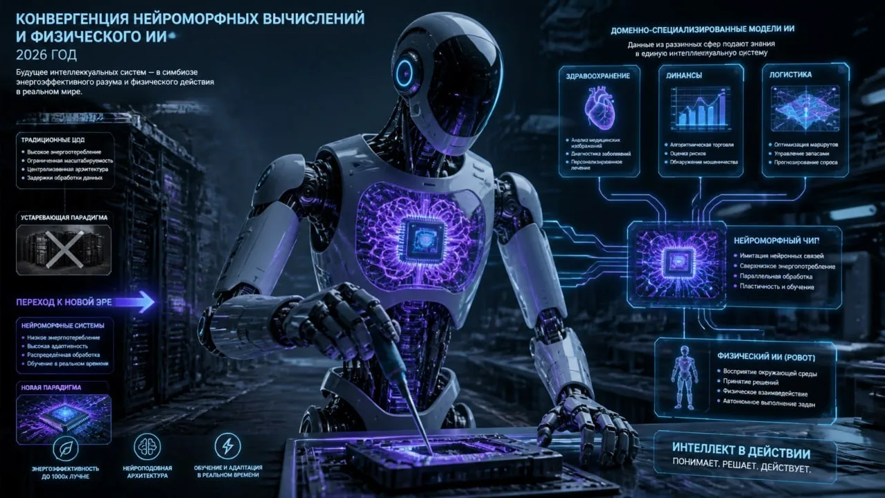 ✅ Нейроморфные чипы и доменно-специализированные модели