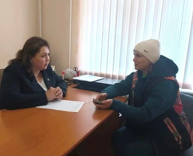 ⚡️В п. Придорожный состоялся очередной личный прием граждан, который  провела Альфия Доди.