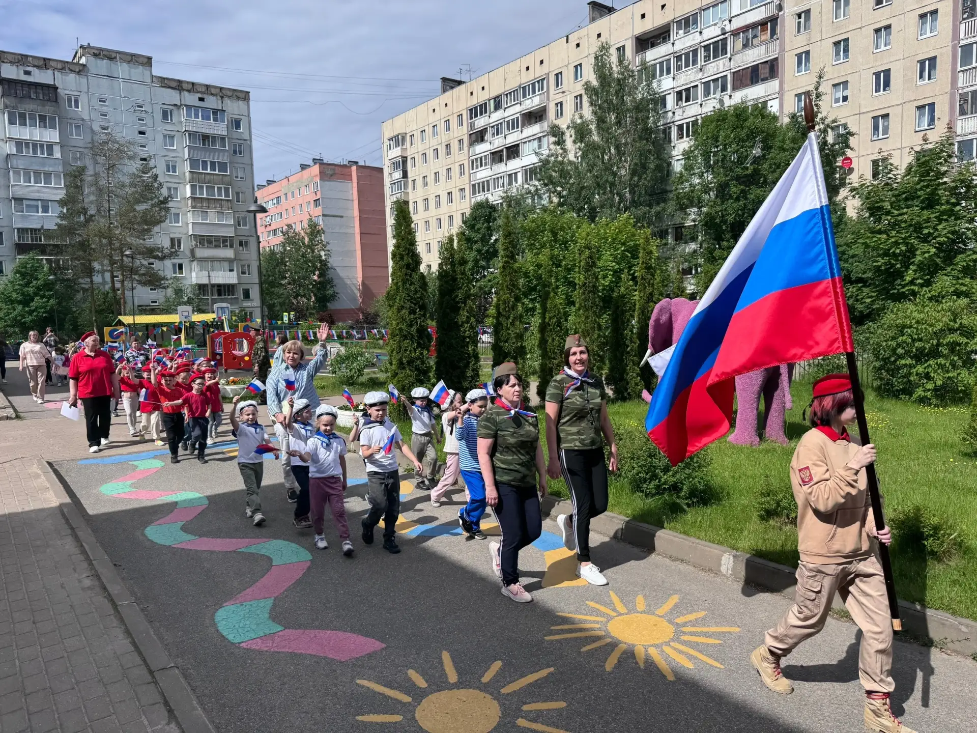 11 июня, в преддверии дня России,🇷🇺 в дошкольном отделении, для детей старшего дошкольного возраст