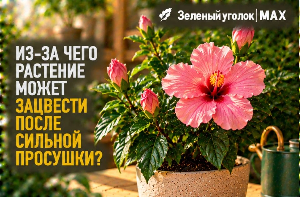 🍃 ИЗ-ЗА ЧЕГО РАСТЕНИЕ МОЖЕТ ЗАЦВЕСТИ ПОСЛЕ СИЛЬНОЙ ПРОСУШКИ?
