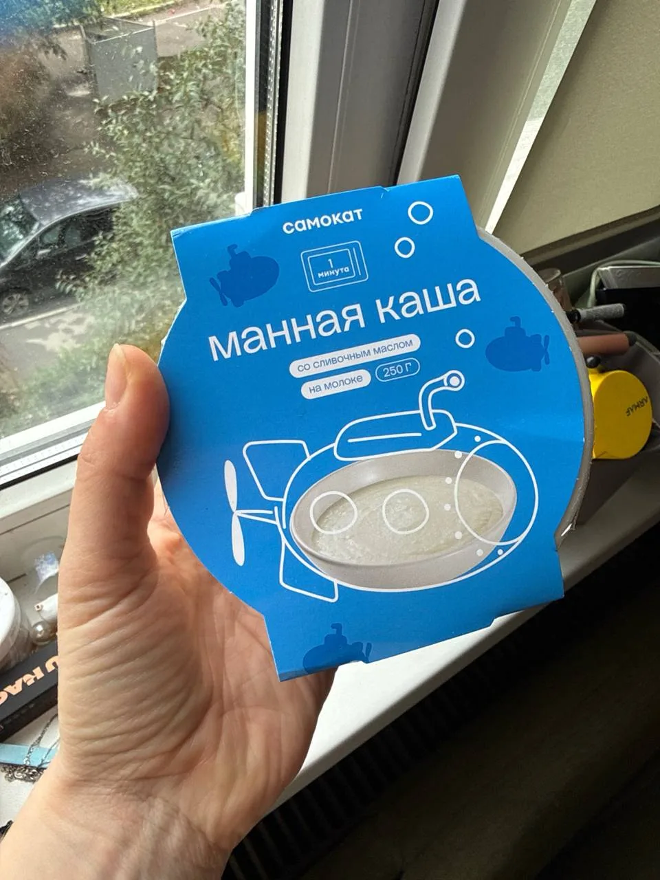Анька нашла себе манную кашу как в саду! Теперь наконец-то счастлива :))))