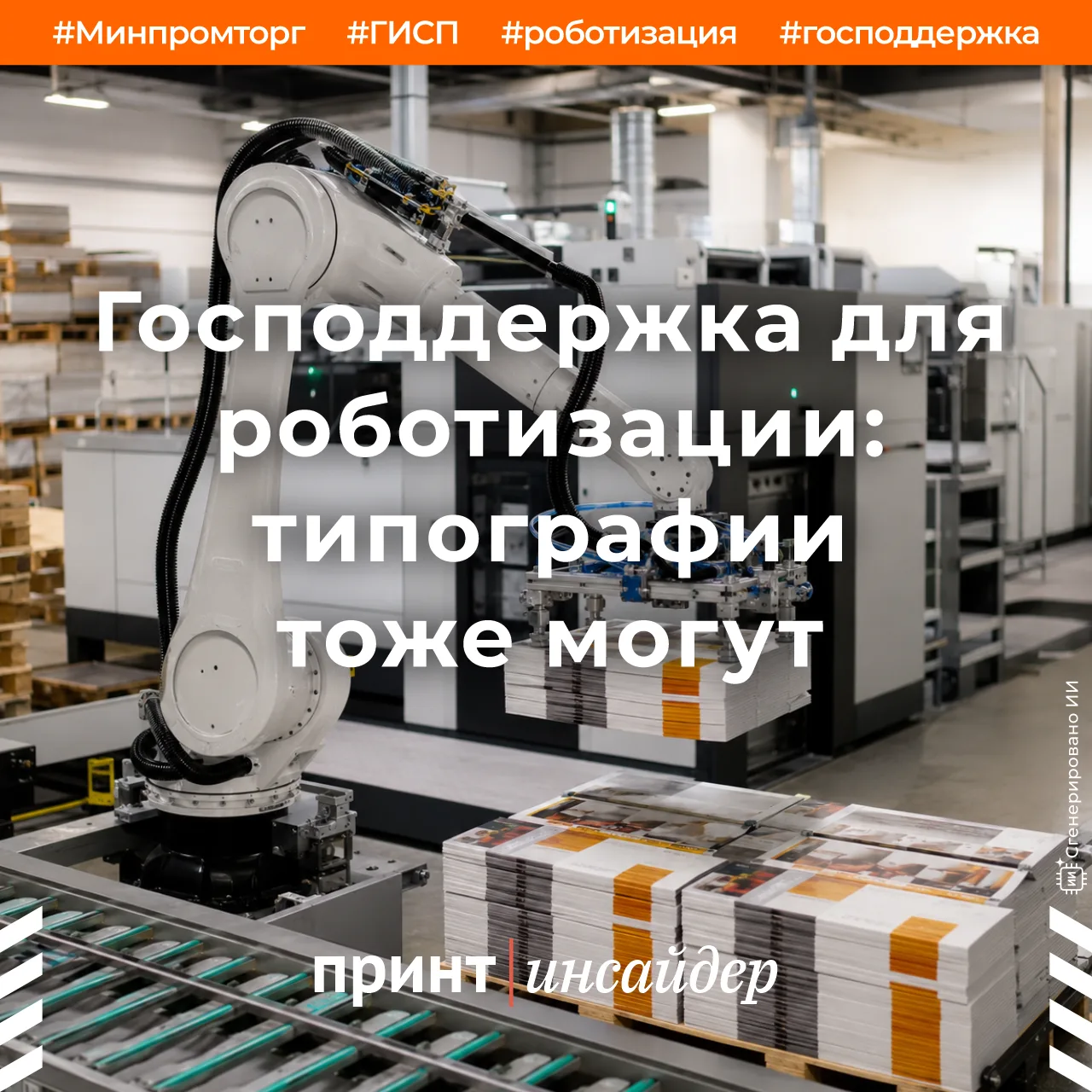 Господдержка для роботизации: типографии тоже могут