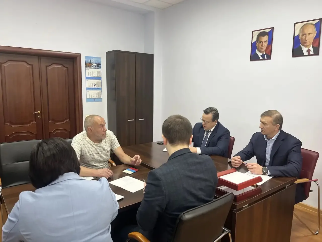 Совместно с Сенатором РФ Александром Брыксиным провели прием ветеранов СВО и членов их семей.  Отдел