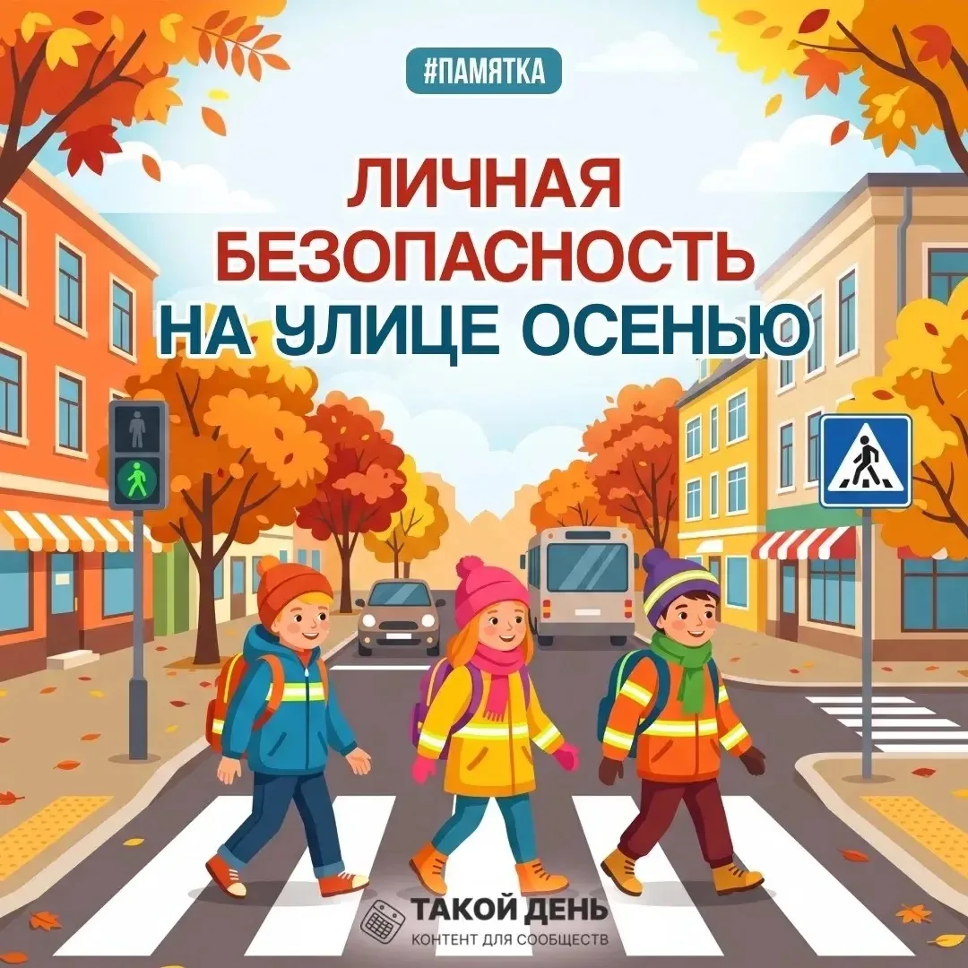 🍂 Осень на дороге — не время расслабляться.