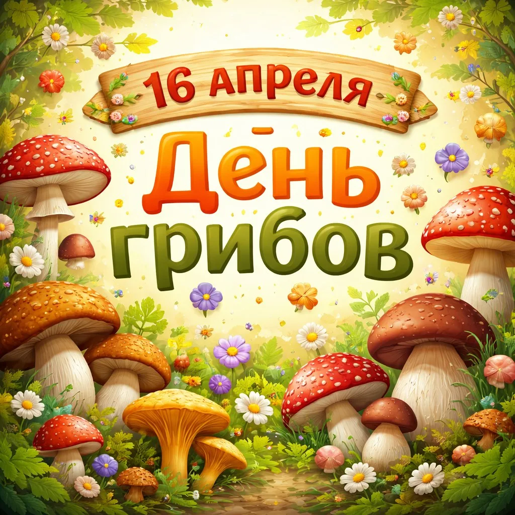 16 апреля - День грибов