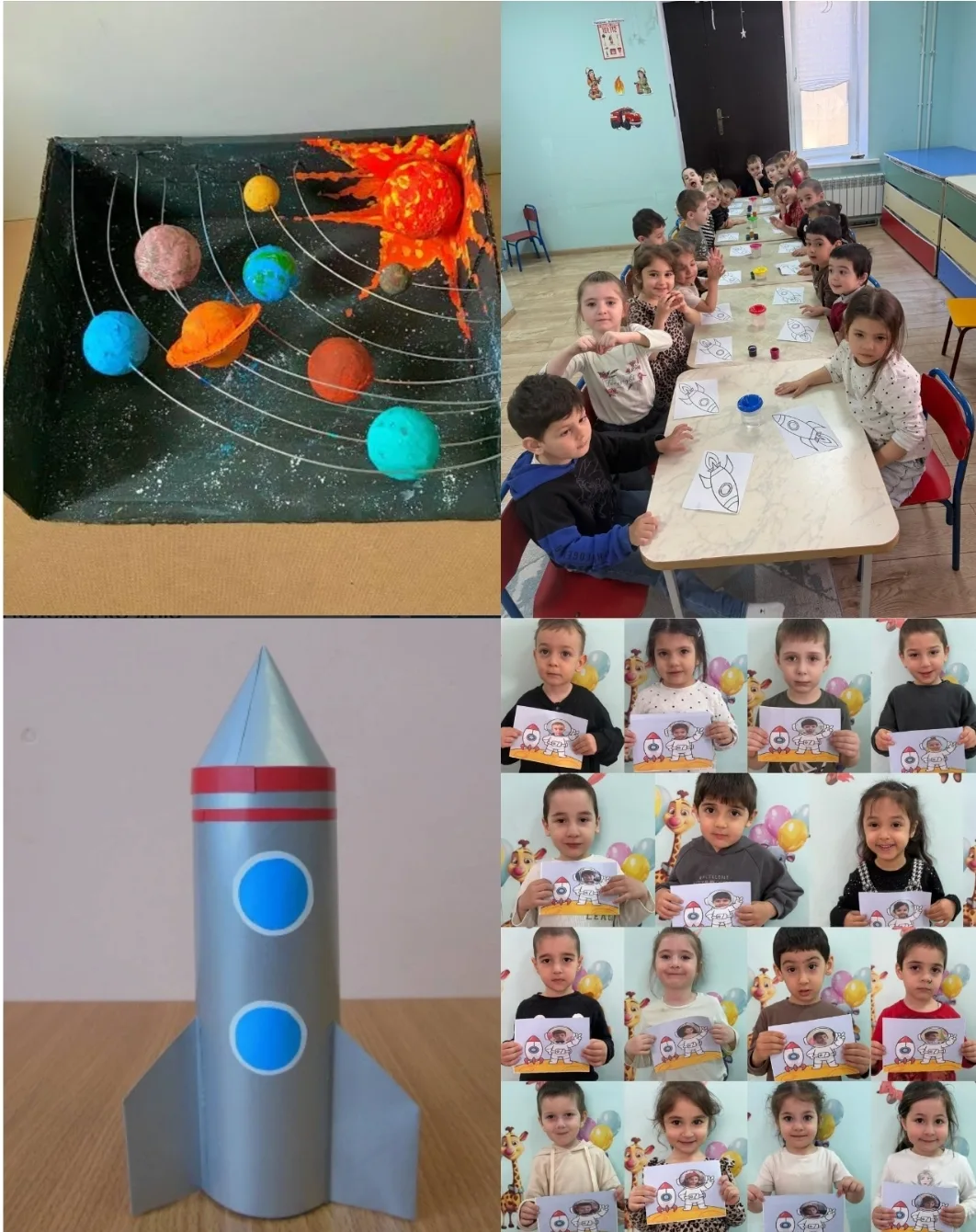 День Космонавтики, как и любая важная дата календаря, празднуется в детском саду различ...