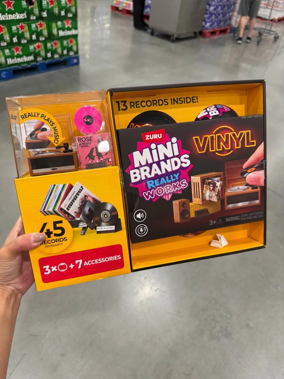 Мини-виниловый проигрыватель ZURU Mini Brands Vinyl 🎵