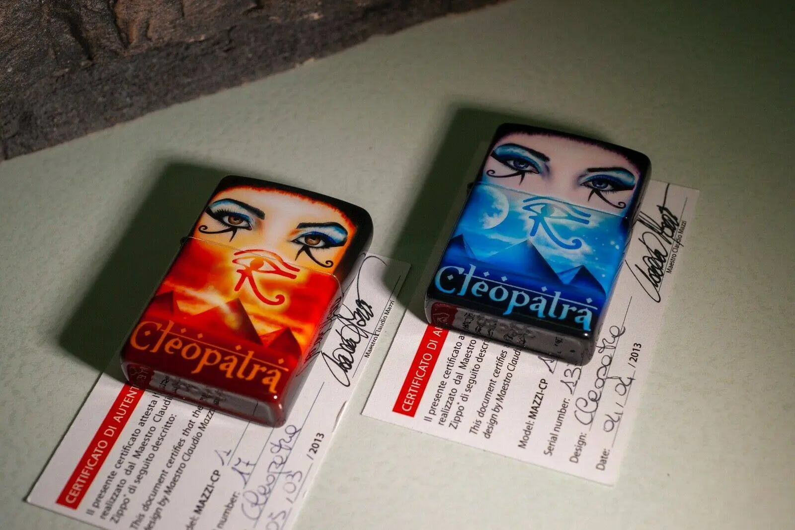 Zippo "Cleopatra" от Клаудио Мацци.
