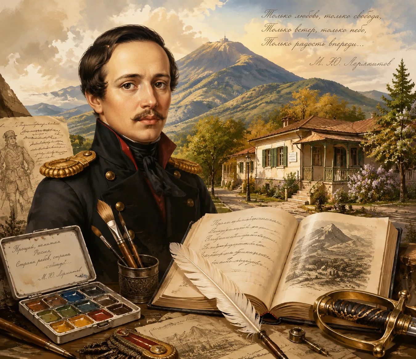 📜 27 июля — День памяти М. Ю. Лермонтова 📜

Сегодня мы вспоминаем Михаила Юрьевича Лермонтова — ве