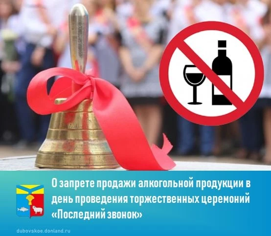 Напоминаем о запрете розничной продажи алкогольной продукции на территории Ростовской о...