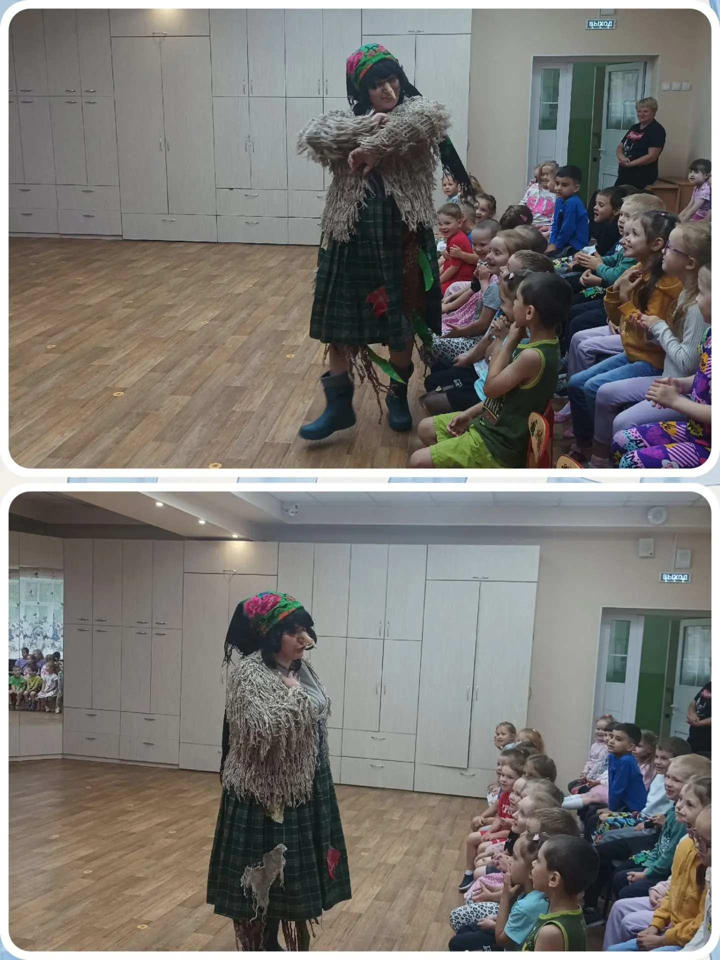 В нашем детском саду сегодня было шумно и весело! К нам в гости прибежала... самая настоящая Баба-Яг