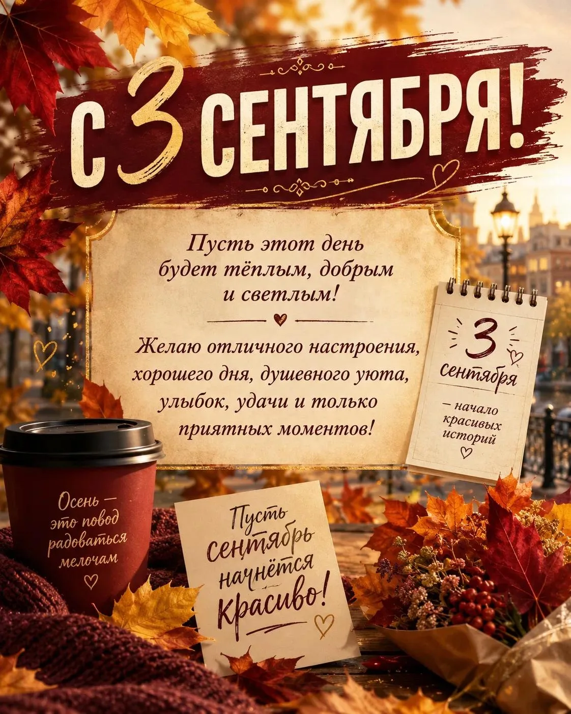 💌 Тёплые открытки для тех, кто вам дорог
