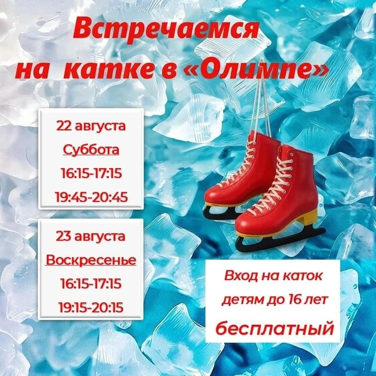 Выходные на катке в ДС «Олимп».