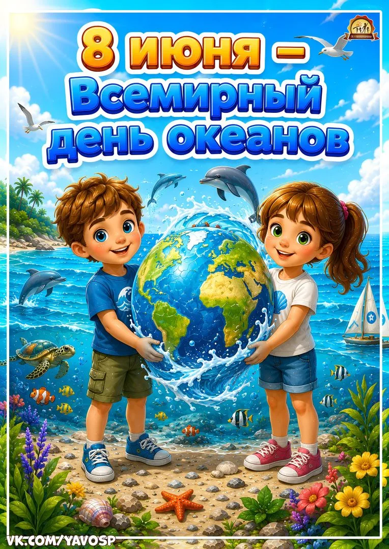 8 июня — Всемирный день океанов! 🌊