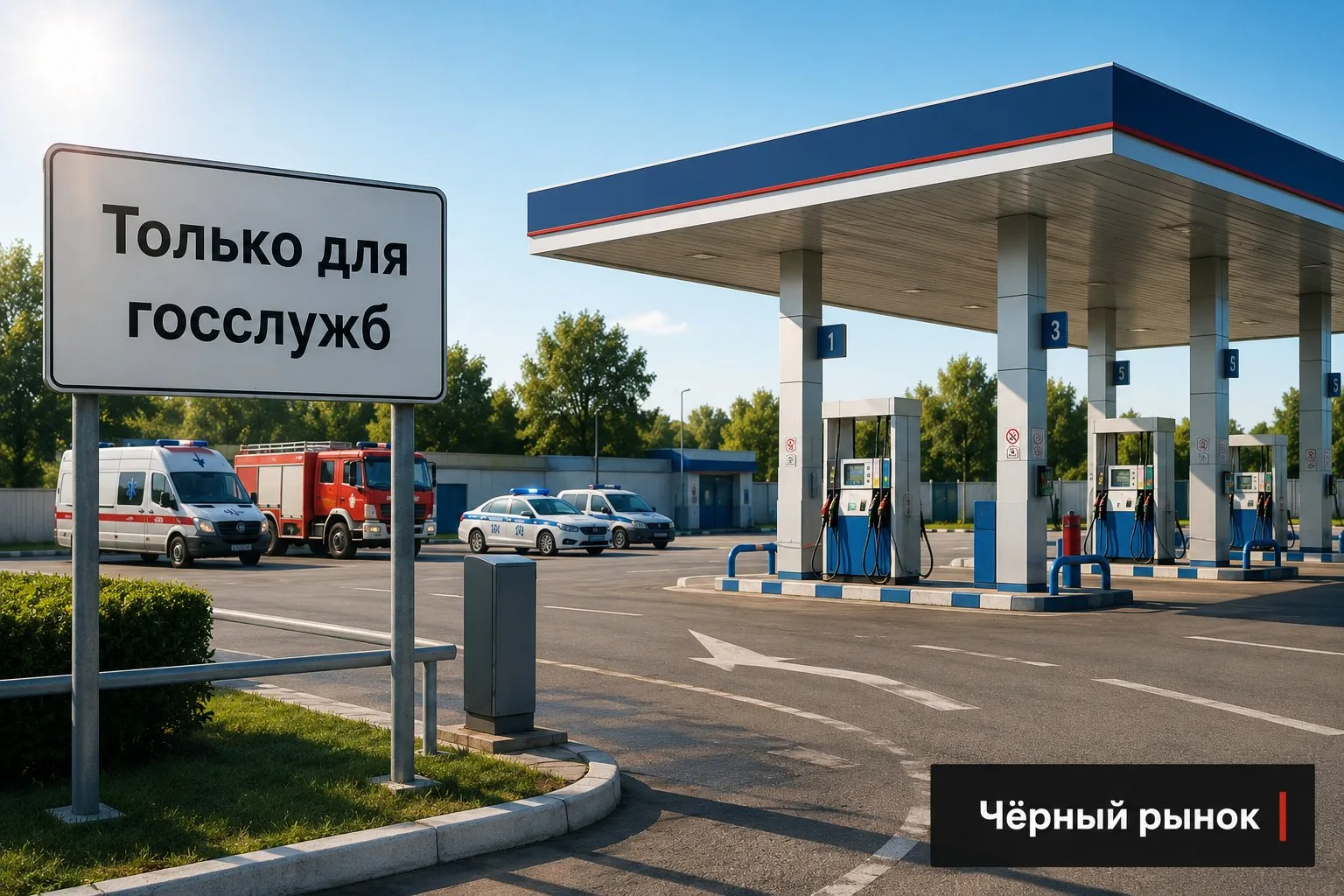 ⚡Крымские АЗС перешли на режим «только для госслужб»
