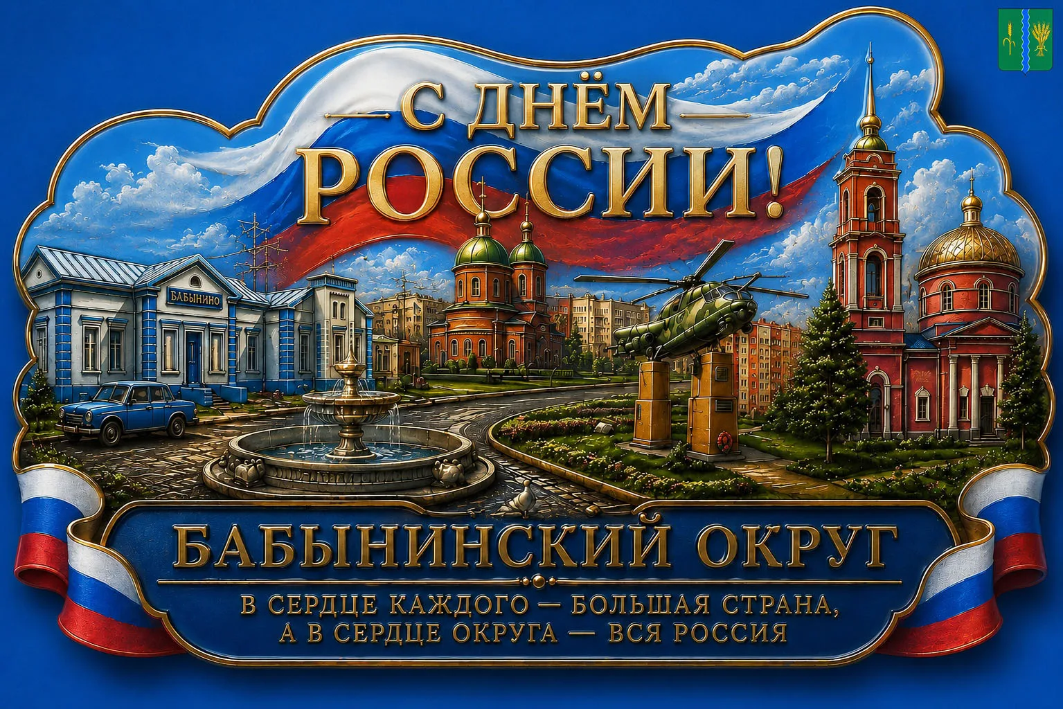 Друзья, с праздником! С Днём России! 🇷🇺

Сегодня вся страна говорит о любви к своей Родине  - тако