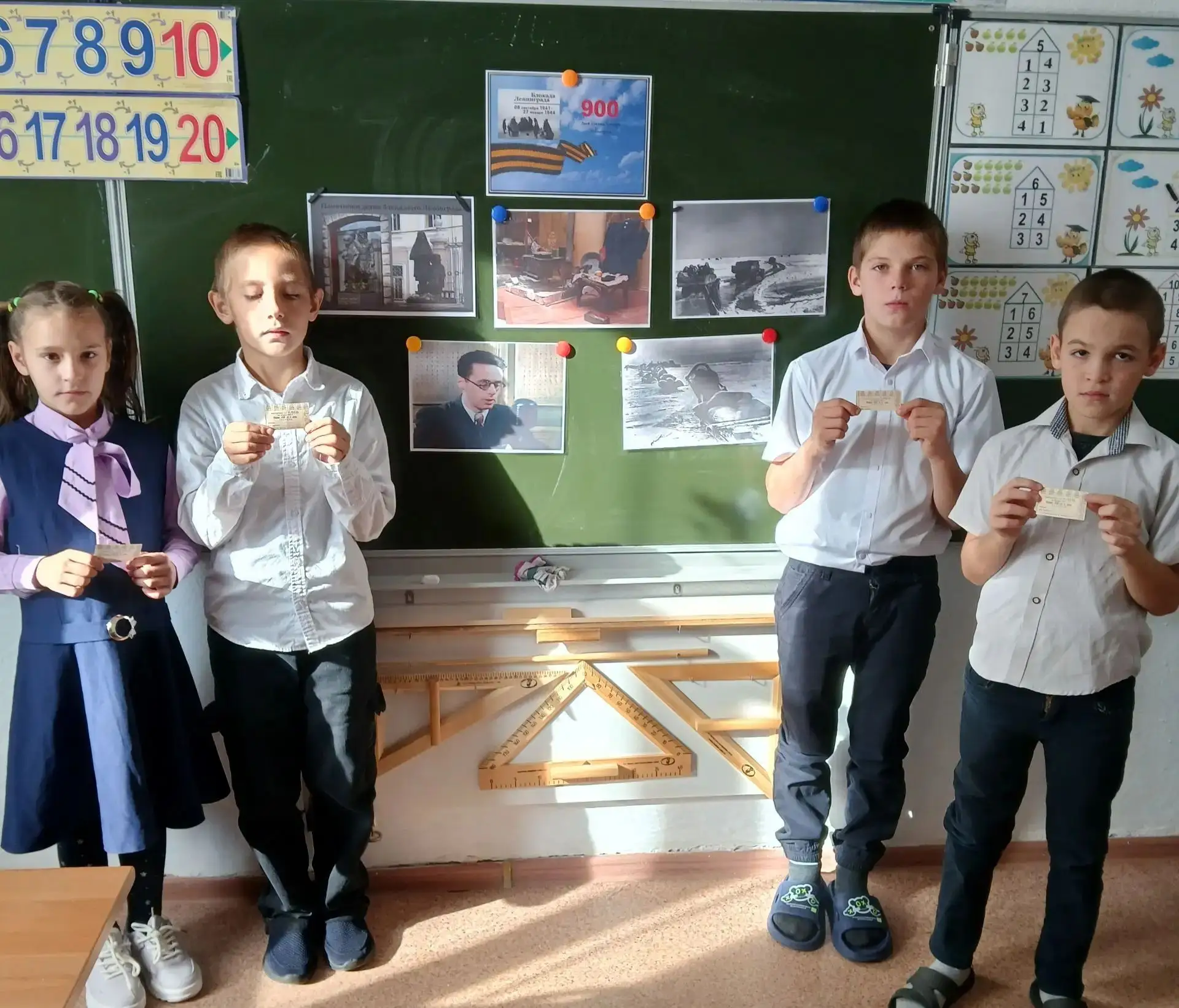 Сегодня в нашей школе в 1 - 5 классе прошли «Разговоры о важном» на тему «Подвиг и памя...