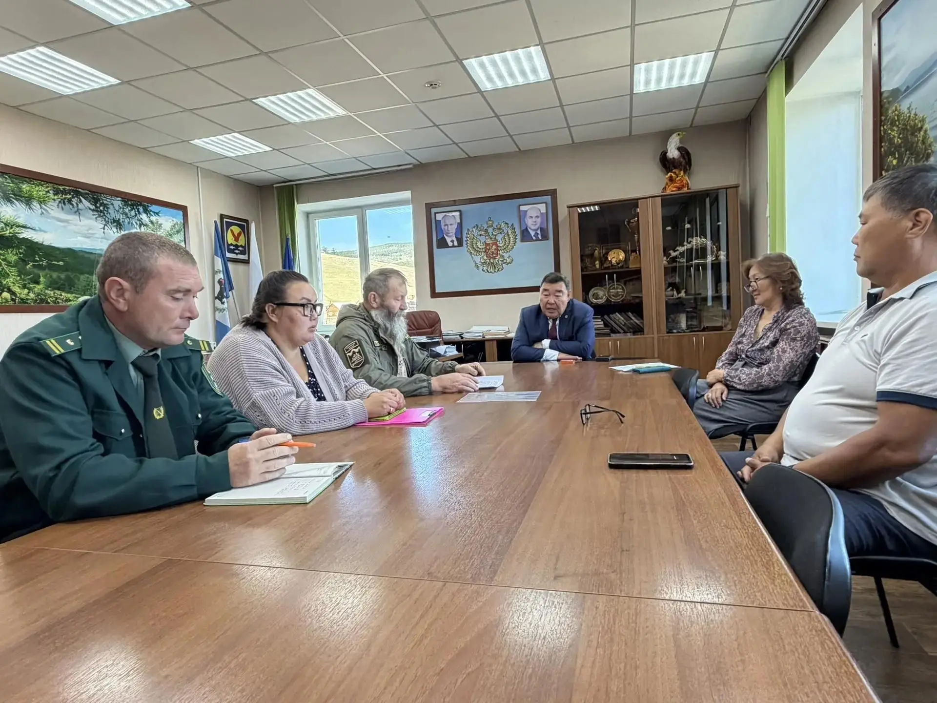 Сегодня провел совещание с представителями Еланцынского лесничества ФГБУ «Заповедное Пр...