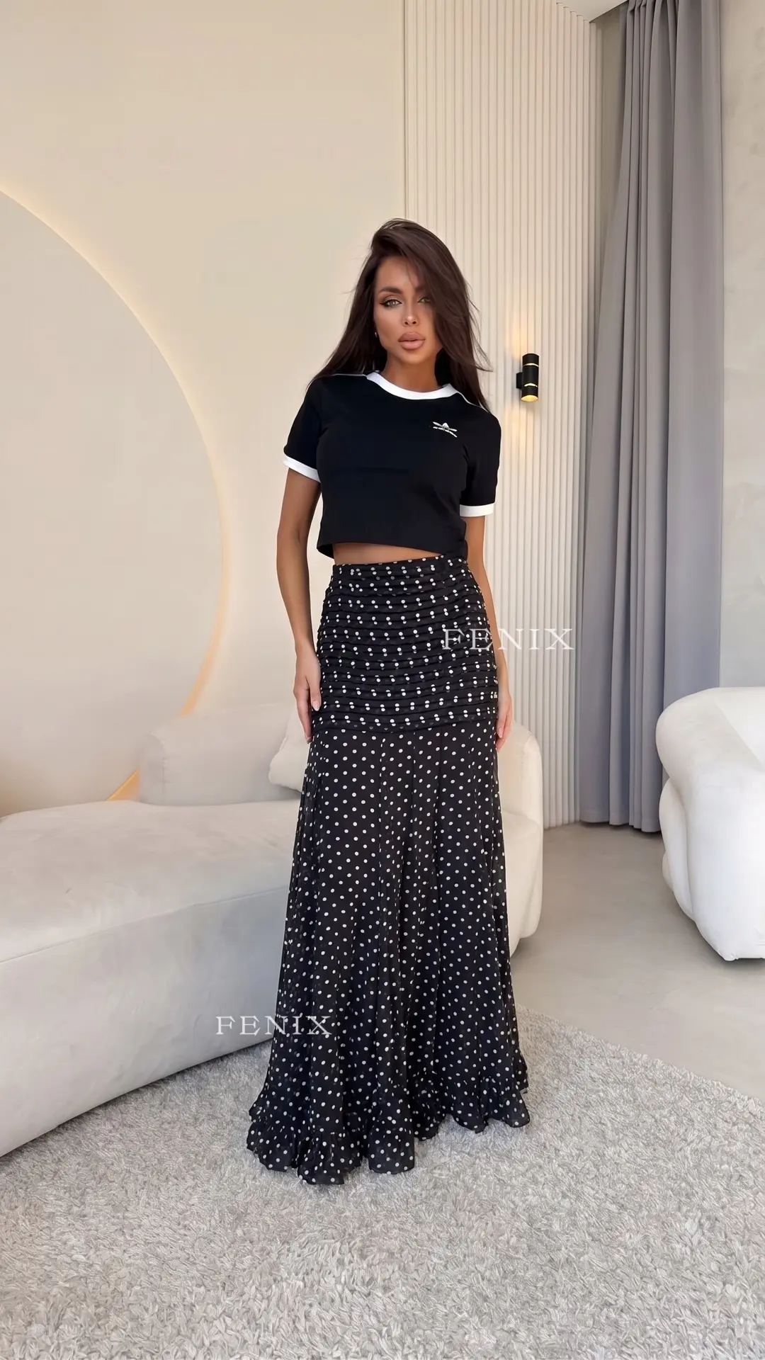 Трендовые юбка в наличии 📌
Стоимость шт 2300₽, 2100 уп 
Размеры 40-42-44-46-48