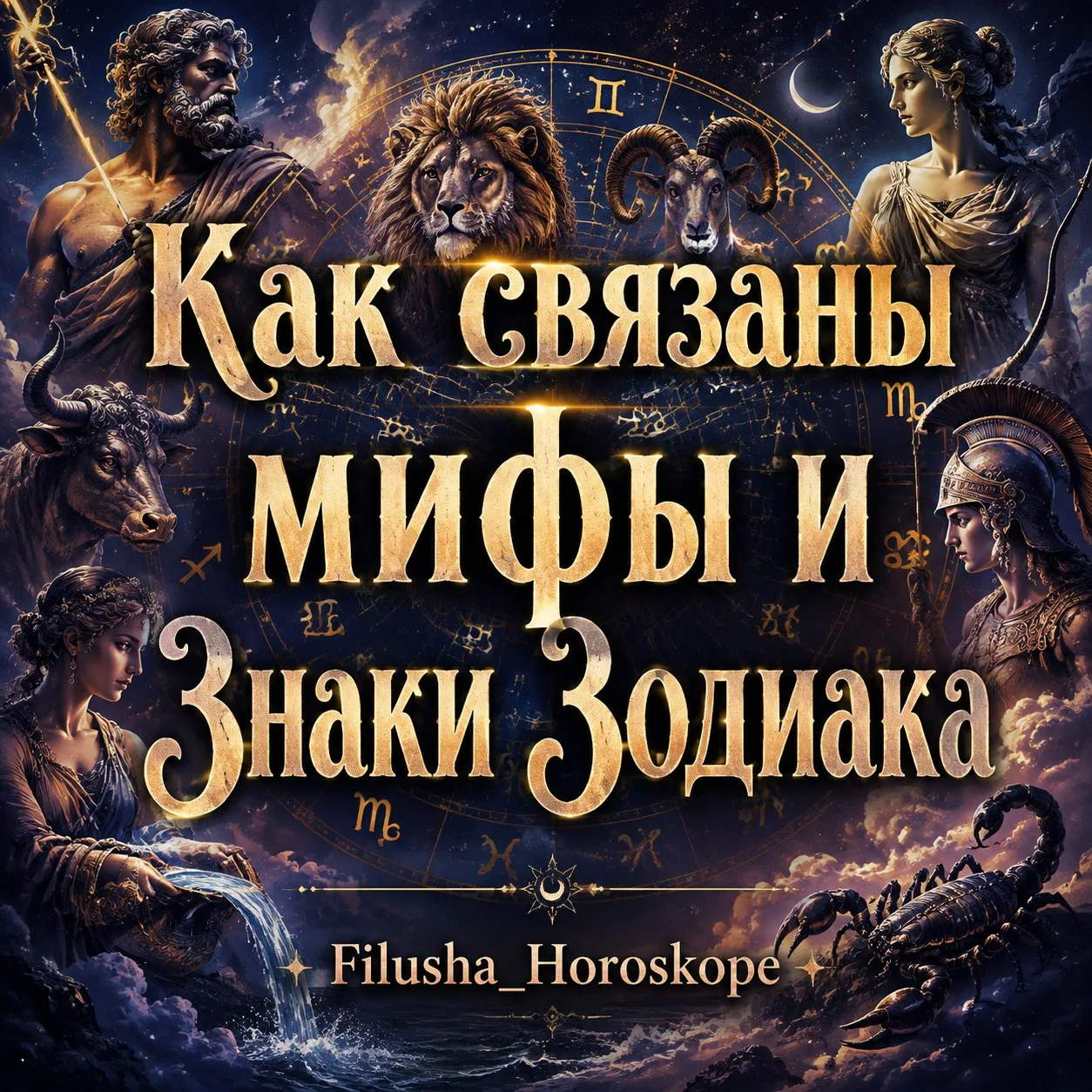 Как связаны мифы и Знаки Зодиака 🤓