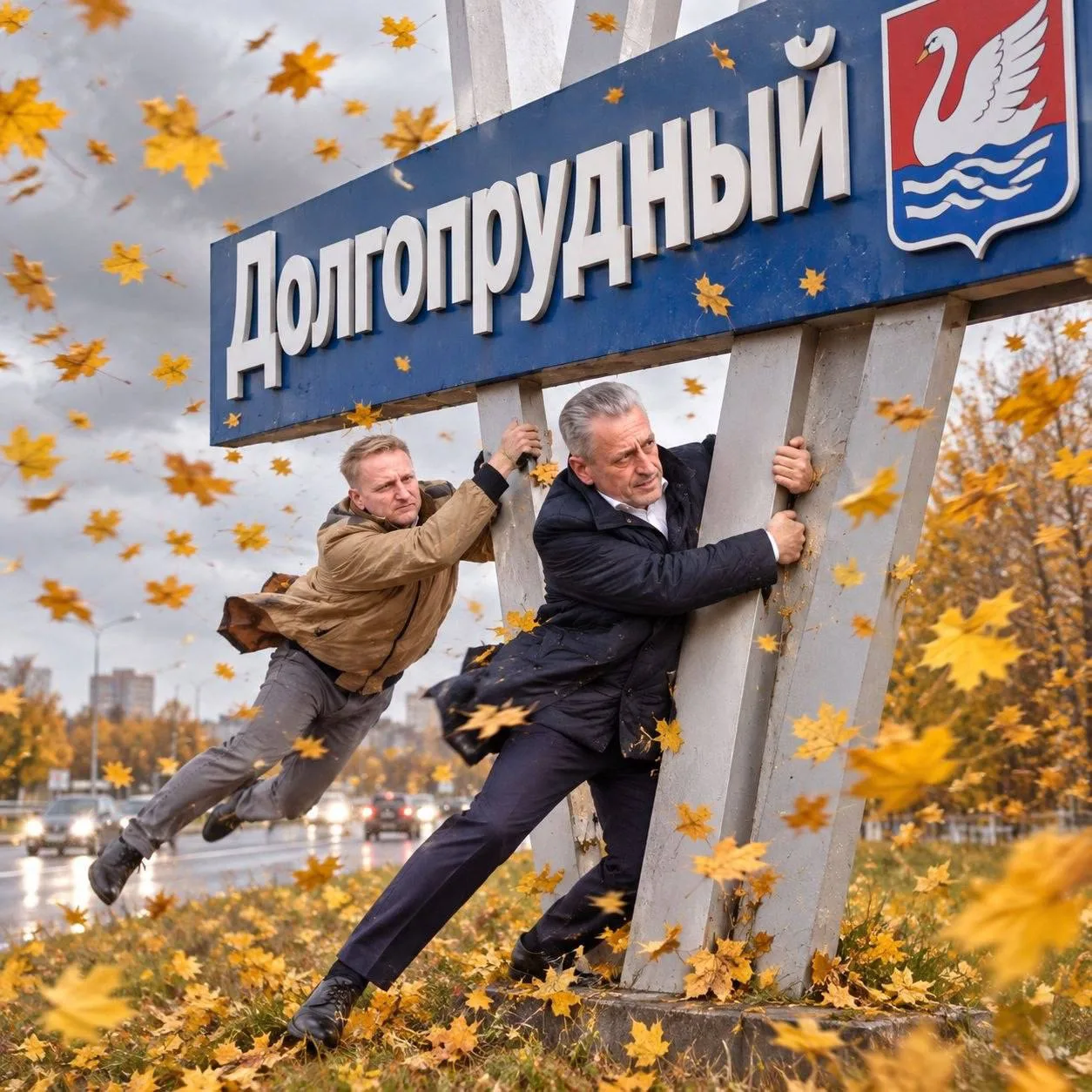 Ветер перемен в Долгопрудном. Осень всё-таки... 😁