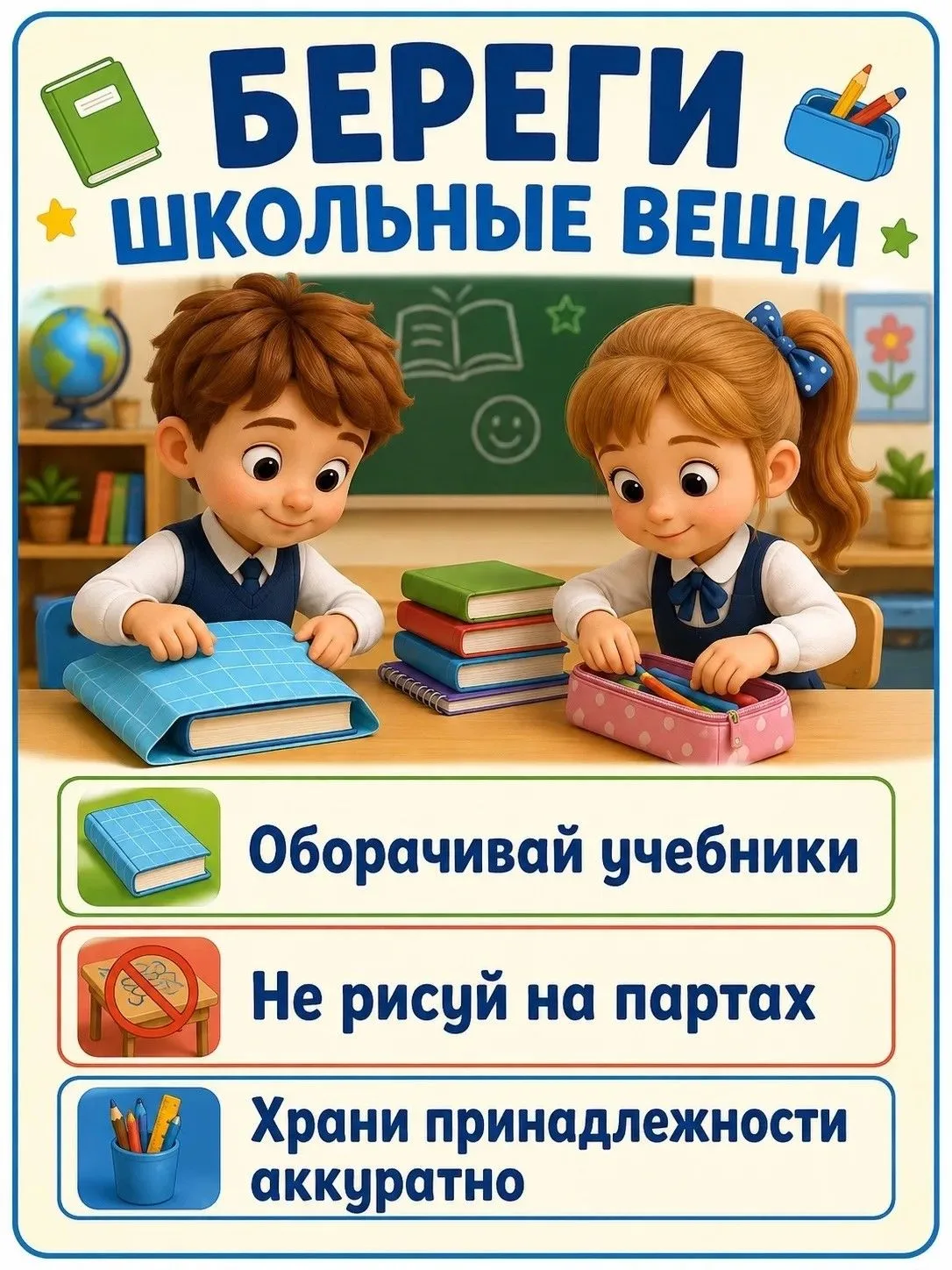 «Школьные правила для первоклашек»